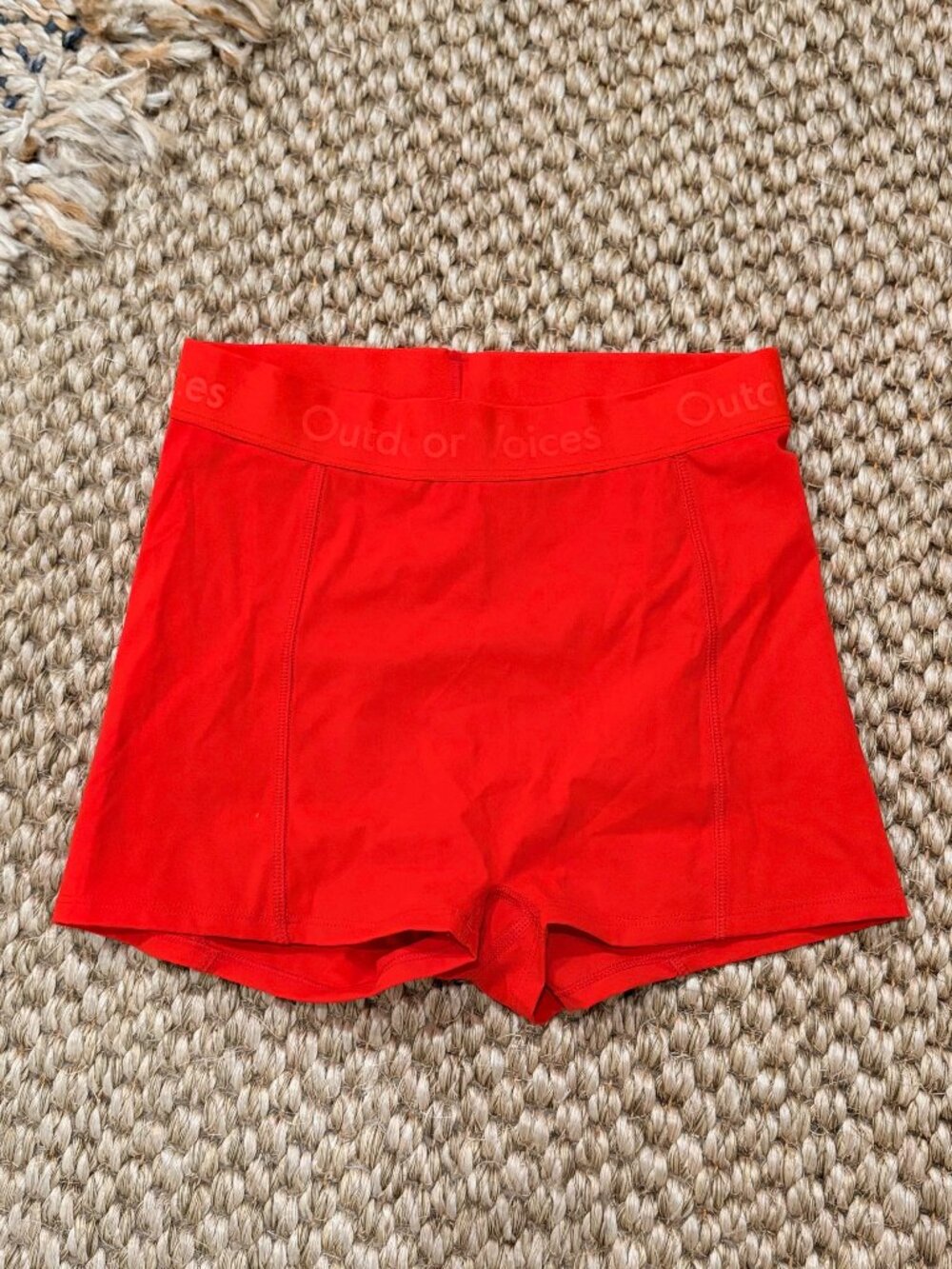 NWOT - Outdoor Voices Zoom Bloomer in Red - Size small